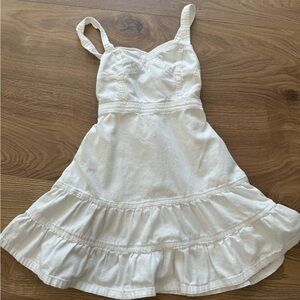 American Eagle White Denim Dress- XS
